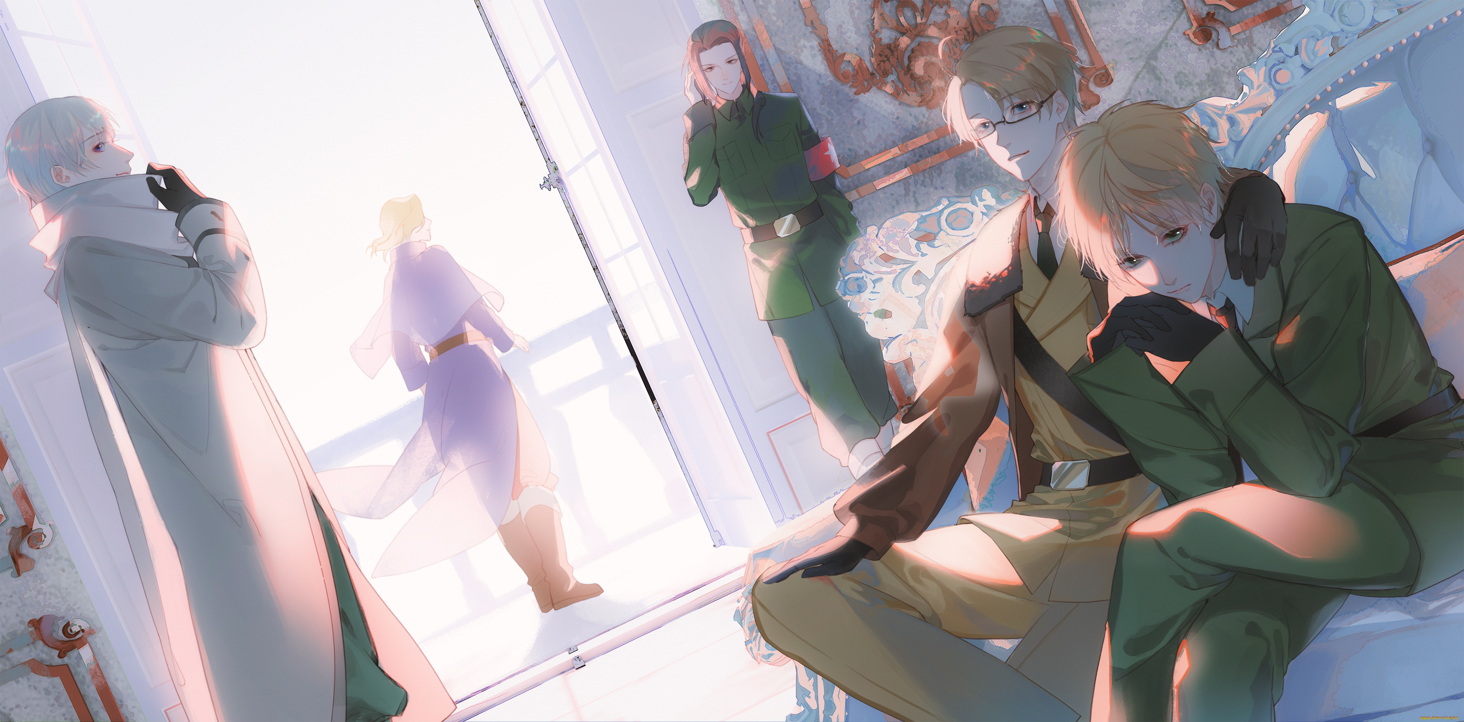 , hetalia,  axis powers, , , , 